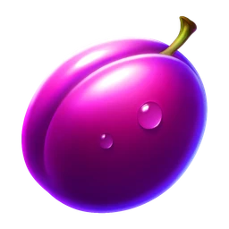 Pflaume symbol — 5 Mega Thunder Coins